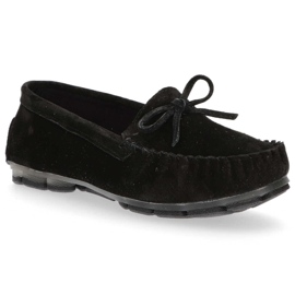 Mocassins en cuir Filippo DP1204 / 20 Bk noir