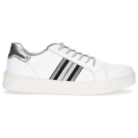 Chaussures en cuir Filippo DP1391 / 20 Wh blanc