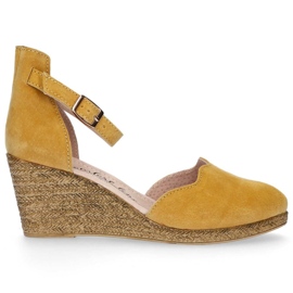 Sandales en cuir Filippo DS1394/20 Yl jaune Sandales en cuir Filippo DS1394/20 Yl jaune