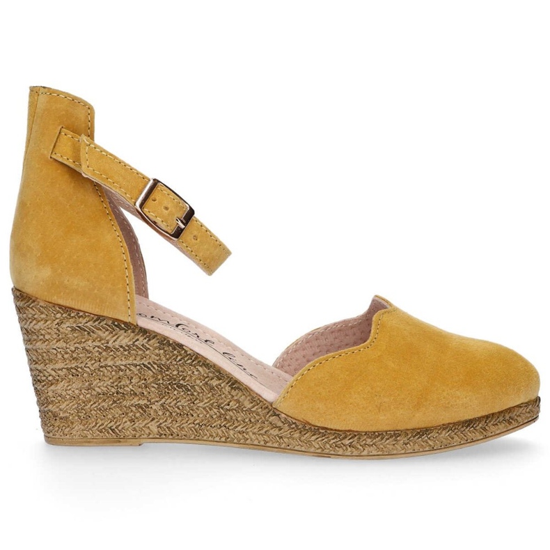 Sandales en cuir Filippo DS1394/20 Yl jaune