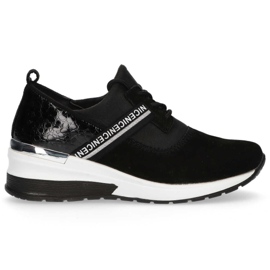 Baskets en cuir Filippo DP1388 / 20 Bk noir