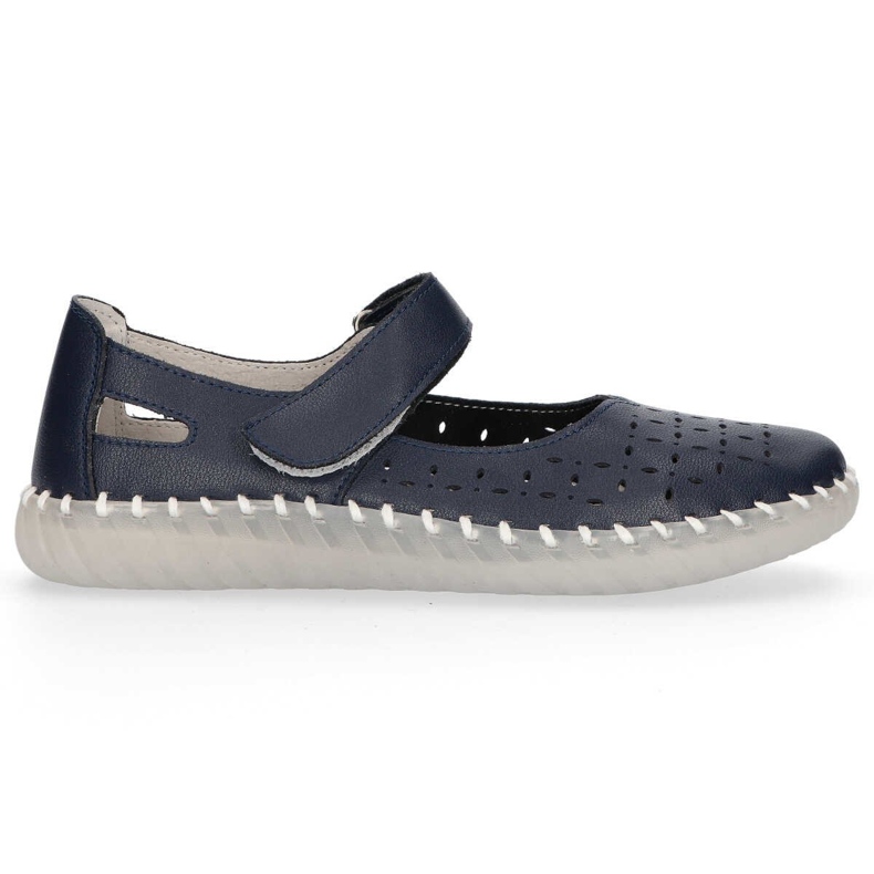 Chaussures en cuir Filippo DP1262/20 Nv bleu marine