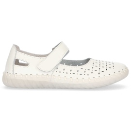 Chaussures en cuir Filippo DP1262 / 20 Wh blanc