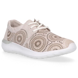 Chaussures en cuir Filippo DP201/20 Pi rose
