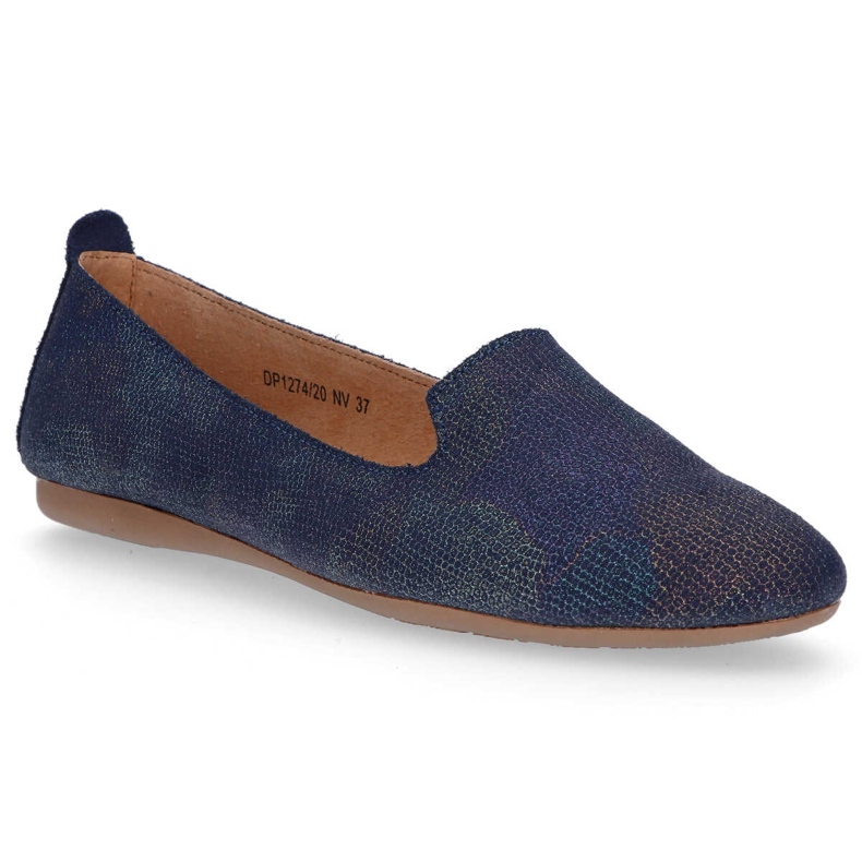 Cuir seigneurs Filippo DP1274/20 Nv bleu marine