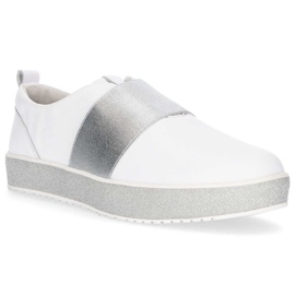 Chaussures en cuir Filippo DP1259 / 20 Wh blanc