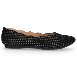 Ballerines en cuir Filippo DP1260/20 Bk noir le noir