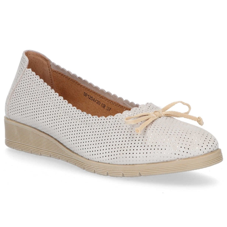 Chaussures en cuir Filippo DP1254 / 20 Gr gris