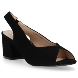 Filippo DS1277 / 20 Bk Sandales noires le noir