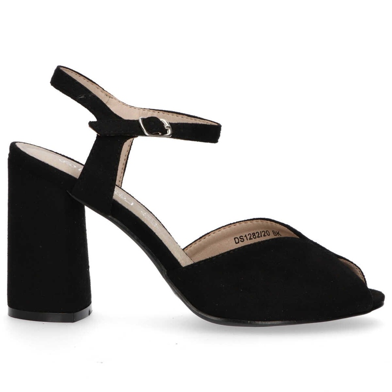 Filippo DS1282 / 20 Bk Sandales noires le noir Filippo DS1282 / 20 Bk Sandales noires le noir