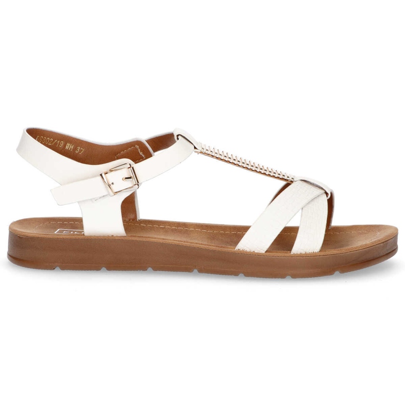 Filippo DS802 / 20 Wh Sandales blanches brun