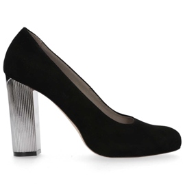 Filippo 1440 Escarpins en Daim Noir le noir