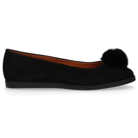 Ballerine Filippo 1320 Daim Noir le noir