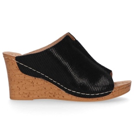 Chaussons en cuir Filippo DK786 / 20 Bk noir le noir Chaussons en cuir Filippo DK786 / 20 Bk noir le noir