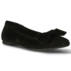 Ballerines en cuir Filippo DP1329/20 Bk noir le noir