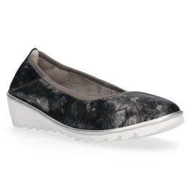 Chaussures en cuir Filippo DP046/18 Nv Fl bleu marine noir