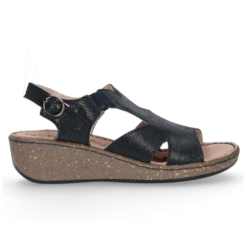 Sandales en cuir Filippo DS097/18 Nv bleu marine