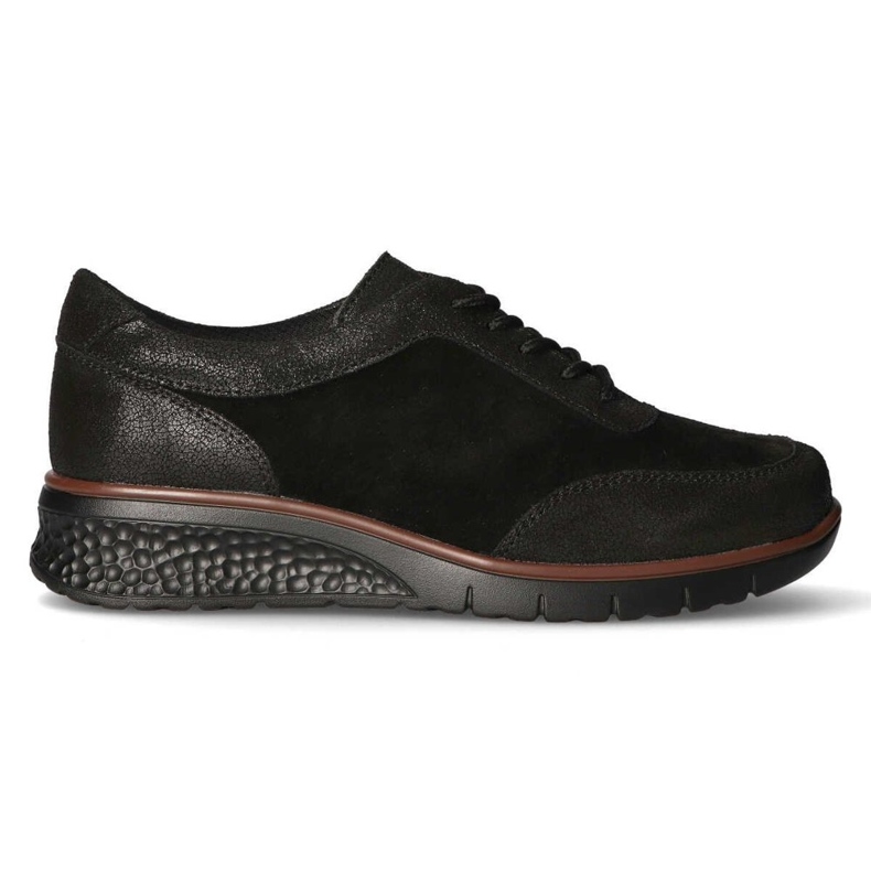 Chaussures en cuir Filippo DP1509 / 20 Bk noir le noir