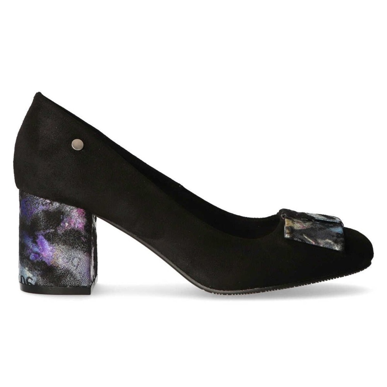 Escarpins Filippo DP1559/20 Bk Fl noirs le noir gris