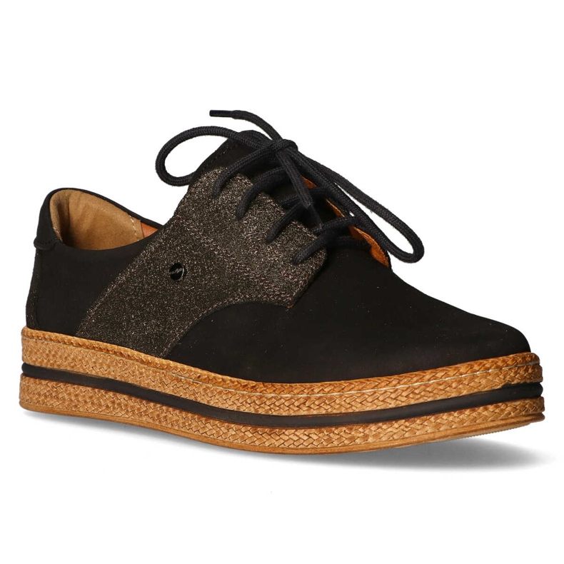 Chaussures en cuir Filippo 10123 noir le noir