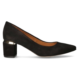Filippo Premium 2047 Escarpins en daim noir le noir