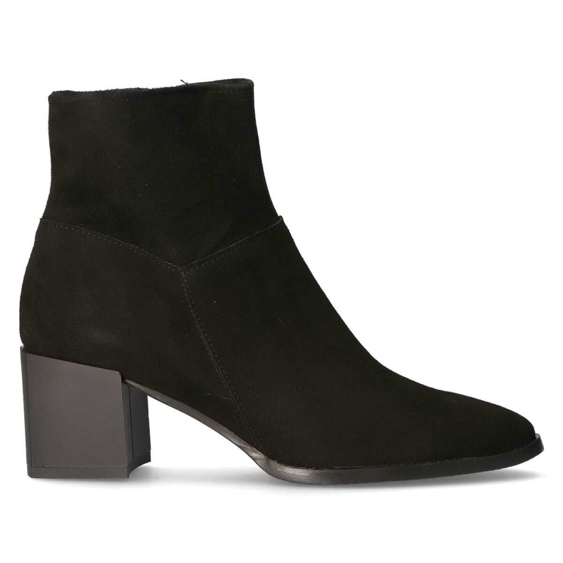 Bottes en cuir Filippo 1605 daim noir le noir