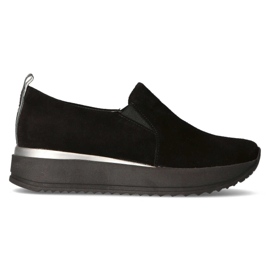 Baskets en cuir Filippo 966 noir