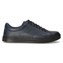 Chaussures en cuir Filippo 2019 bleu marine