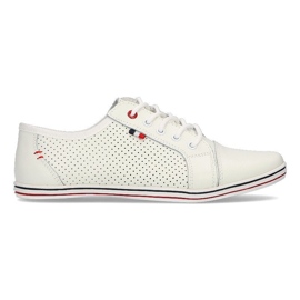 Chaussures en cuir Filippo DP009 / 21 Wh blanc blanche Chaussures en cuir Filippo DP009 / 21 Wh blanc blanche