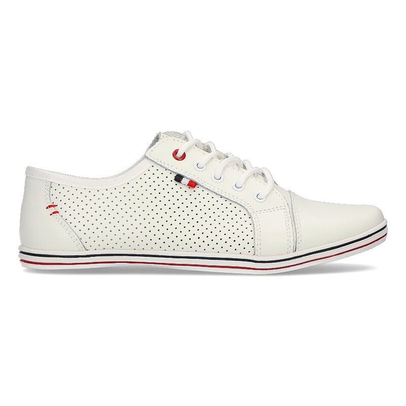 Chaussures en cuir Filippo DP009 / 21 Wh blanc blanche