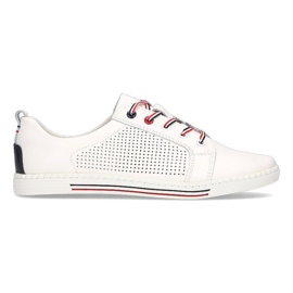 Chaussures en cuir Filippo DP008 / 21 Wh blanc