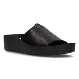 Chaussons en cuir Filippo DK2059/21 Bk noir le noir