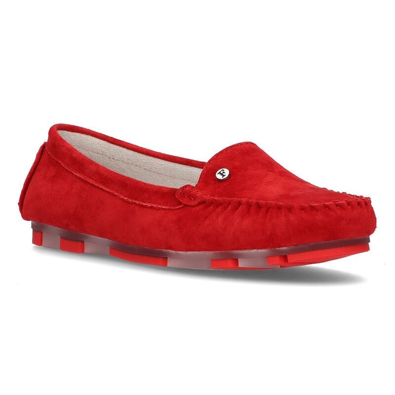 Mocassins en cuir rouge Filippo DP2037/21 Rd Mocassins en cuir rouge Filippo DP2037/21 Rd