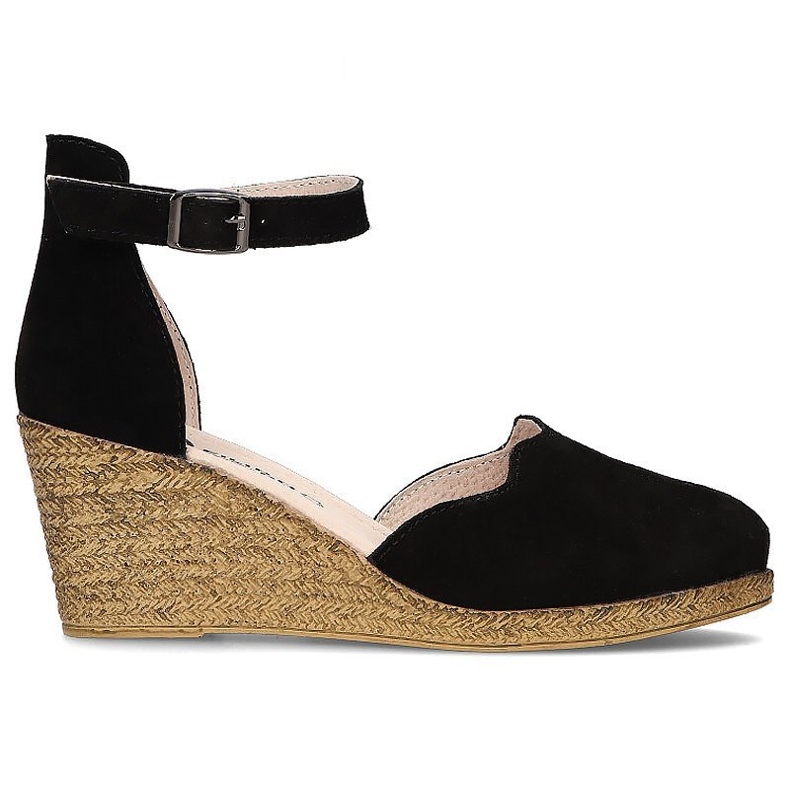 Sandales en cuir Filippo DS1394/21 Bk Noir le noir
