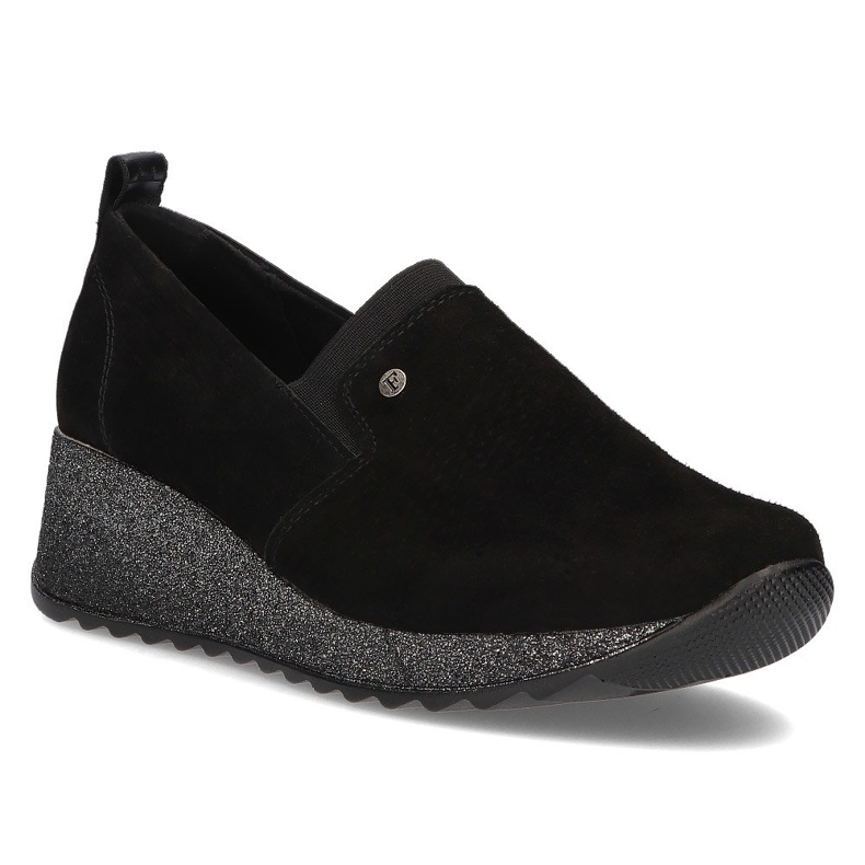 Baskets en cuir Filippo DP1500/21 Bk noir le noir