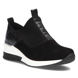 Baskets en Cuir Filippo DP1689/21 Bk Noir le noir Baskets en Cuir Filippo DP1689/21 Bk Noir le noir