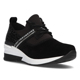 Baskets en cuir Filippo DP1388/21 Bk noir le noir Baskets en cuir Filippo DP1388/21 Bk noir le noir