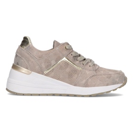 Baskets en cuir Filippo DP2003/21 Go or d'or