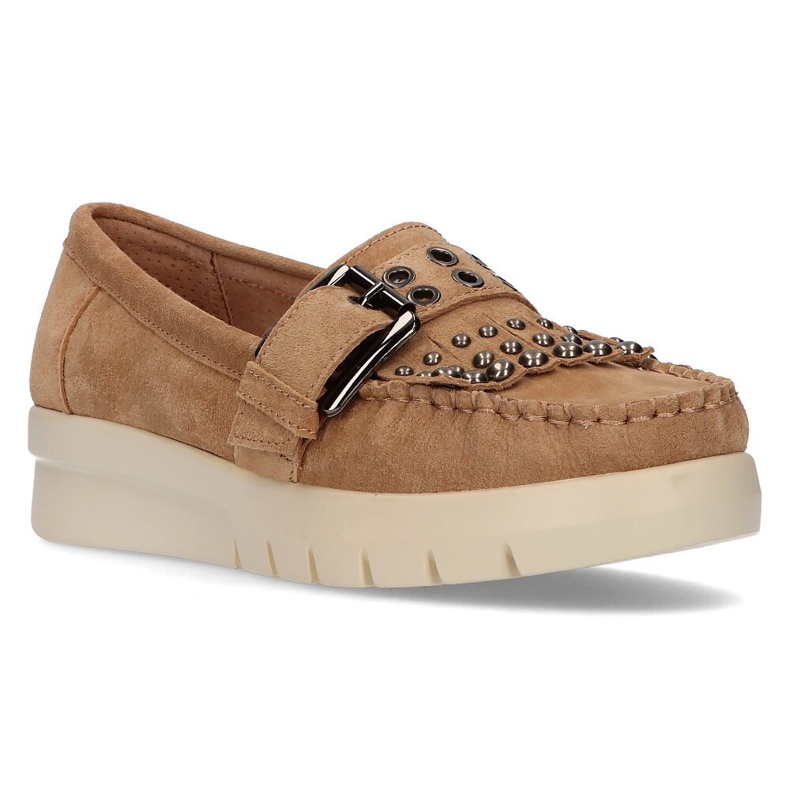 Mocassins en cuir Filippo DP2029/21 Be beige Mocassins en cuir Filippo DP2029/21 Be beige