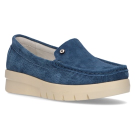 Mocassins en cuir Filippo DP2031/21 Bl bleu