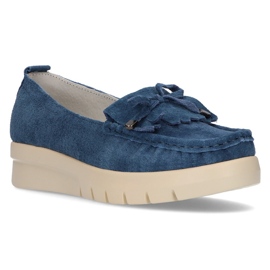 Mocassins en cuir Filippo DP2030/21 Bl bleu