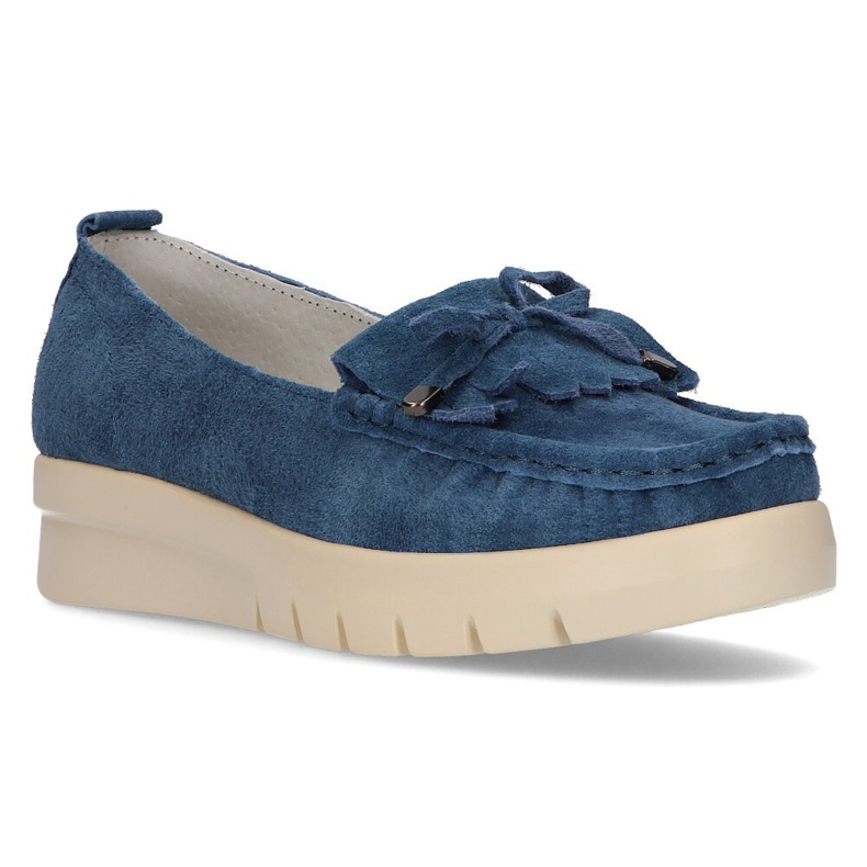 Mocassins en cuir Filippo DP2030/21 Bl bleu