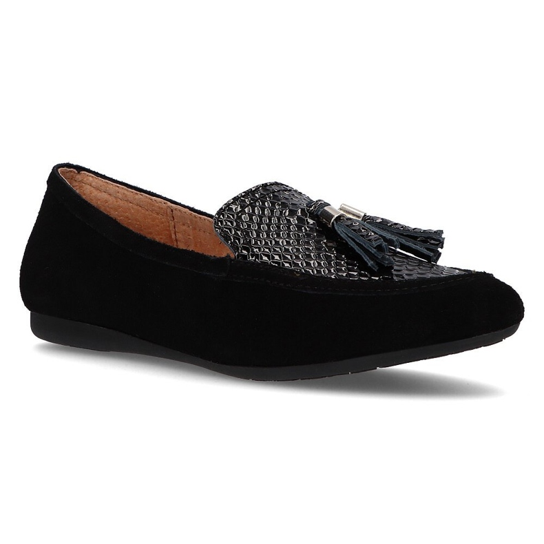 Seigneurs en cuir Filippo DP2024 / 21 Bk noir le noir