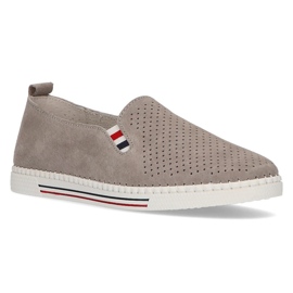 Chaussures en cuir FILIPPO DP1272 / 21 Gr gris