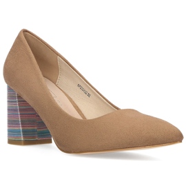 FILIPPO DP2324/22 Talons hauts beiges