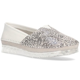 Chaussures en cuir Filippo DP2147 / 21 Wh blanc blanche multicolore