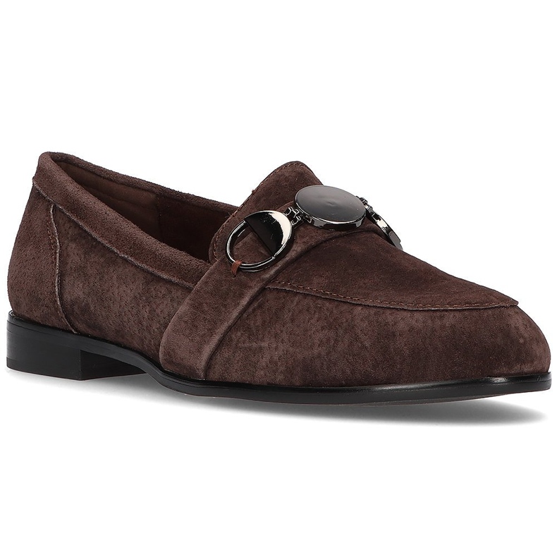 Mocassins en cuir Filippo DP2148 / 21 Br marron brun Mocassins en cuir Filippo DP2148 / 21 Br marron brun