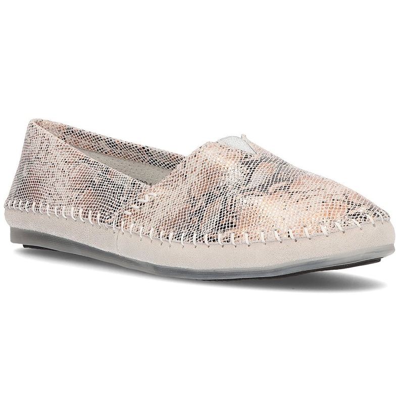 Chaussures en cuir Filippo DP031 / 21 Gr gris