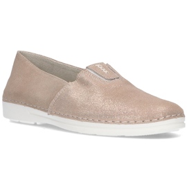 Slip-on en cuir Filippo DP2134/21 Go doré d'or Slip-on en cuir Filippo DP2134/21 Go doré d'or