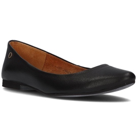 Ballerines en cuir Filippo 04100 noir